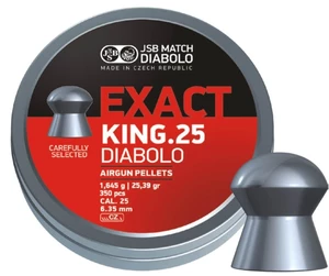 Diabolky Exact King 6.35 mm JSB® / 150 ks (Farba: Viacfarebná)