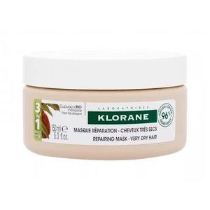 Klorane Cupuaçu Repairing Mask 150 ml maska na vlasy pro ženy na poškozené vlasy; na suché vlasy