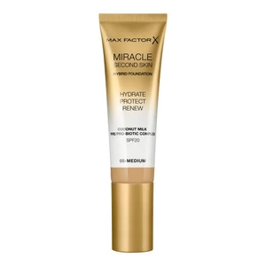 Max Factor Miracle Second Skin SPF20 30 ml make-up pro ženy 05 Medium