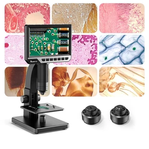 MUSTOOL MT315 2000X Dual Lens Digital Microscope 7-inch HD IPS Large Screen Multiple Lens for Circuit/Cells Observation