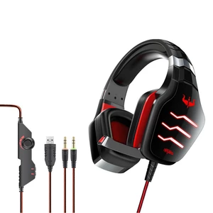 OVLENG GT85 Wired Gaming Headset E-Sports with Microphone LED Stereo Surrounded HiFi Headphone for PC Laptop