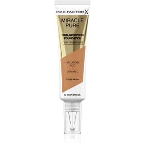 Max Factor Miracle Pure Skin dlhotrvajúci make-up SPF 30 odtieň 82 Deep Bronze 30 ml