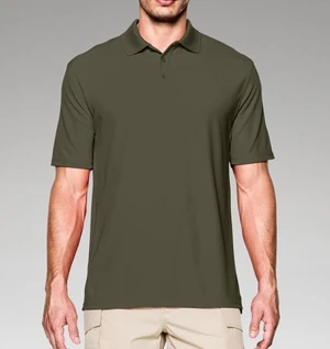 Polo-košile UNDER ARMOUR® s krátkým rukávem - zelená (Barva: Zelená, Velikost: S)
