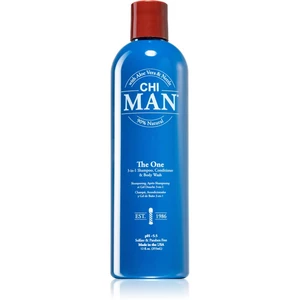 CHI Man The One 3 v 1 šampon, kondicionér a sprchový gel 355 ml