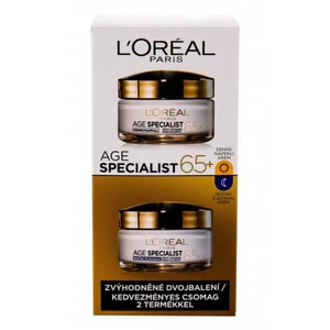 L´Oréal Paris Age Specialist 65+ darčeková kazeta denná pleťová starostlivosť 50 ml + nočná pleťová starostlivosť 50 ml na veľmi suchú pleť
