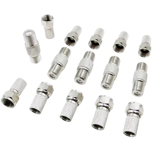 TRU COMPONENTS TC-7572820 Sada pripojenia konektora F   Priemer lanka: 7 mm TRU COMPONENTS
