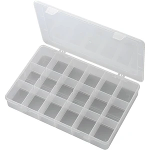 TRU COMPONENTS PP18-01 krabička na drobné súčiastky, (d x š x v) 278 x 192 x 43 mm, Priehradiek: 18, pevné rozčlenenie,