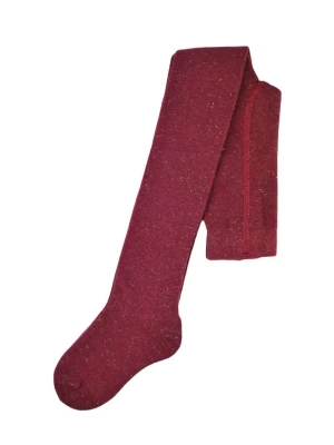 Dětské punčocháče se zlatým vláknem, Noviti, bordó, vel. 80-86 (12-18m)