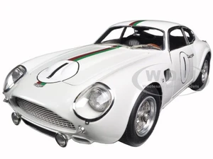 Aston Martin DB4 GT Zagato 1 Jean Kerguen - Jacques "Franc" Dewez 24 Hours of Le Mans (1961) Limited Edition to 2500 pieces Worldwide 1/18 Diecast Mo