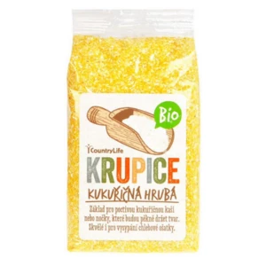 COUNTRY LIFE Krupice kukuřičná hrubá BIO 400 g