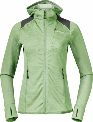 Bergans Rabot Active Mid Hood Jacket Women Light Jade Green S Bluza outdoorowa
