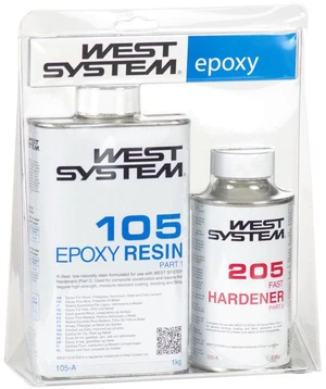 West System A-Pack Fast 105+205 Resina marina