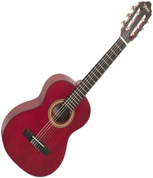 Valencia VC202 1/2 Transparent Wine Red Guitarra clásica