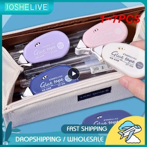 1~7PCS 6m*6mm Double Sided Adhesive Tape DIY Scrapbooking Collage Photo Album School Stationery Supplies Roller Tape