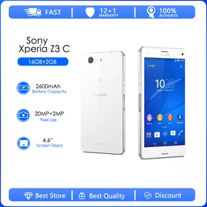 Sony Xperia Z3 Compact D5803 Refurbished-Original Unlocked 4.6" Quad-Core 2GB RAM 16GB ROM 2160p 2600mAh Free shipping