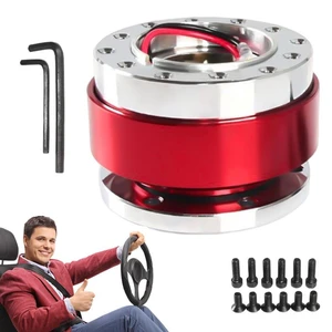 Racing Steering Wheel Snap Off Quick Release Hub Adapter Kit 60mm Universal Car Steering Wheel Quick Release Device