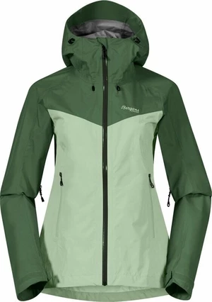 Bergans Skar Light 3L Shell Jacket Women Light Jade Green/Dark Jade Green L Outdoorová bunda