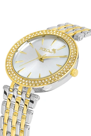 Polo Air Luxury Women's Wristwatch Yellow Silver Color