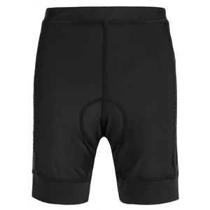 Kids cycling shorts KILPI PRESSURE-J black