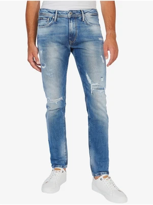 Blue Mens Slim Fit Jeans Jeans Stanley - Men