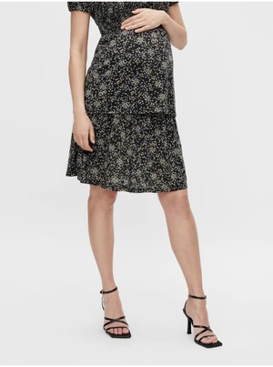 Black Floral Maternity Skirt Mama.licious Dotti - Women