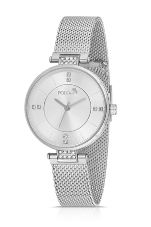 Polo Air Wicker Cord Women's Wristwatch Silver Color