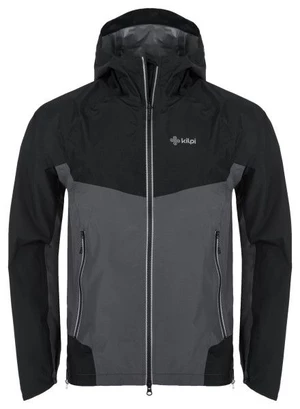 Men's outdoor jacket KILPI HURRICANE-M dark gray