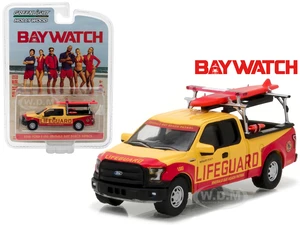 2016 Ford F-150 Emerald Bay Beach Patrol "Baywatch" Movie (2017) 1/64 Diecast Model Car by Greenlight