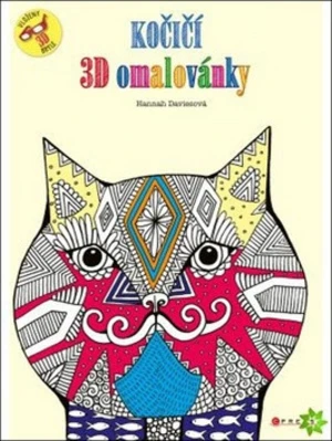 Kočičí 3D omalovánky - Hannah Davies