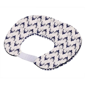 Bacati Tribal Navy Bucks/Triangles Muslin Nursing Pillow Cover fits perfectly only Bacati