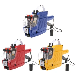 MX-6600 10 Digits Two-line Labeller Price Tag Label 2 Lines For Retail Store Pricing Tag Display Tool + Roller