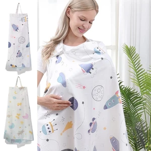 Cotton Privacy Nursing Covers Breathable Breastfeeding Cover Adjustable Nursing Apron Maternity Clothes Breastfeeding Protectors