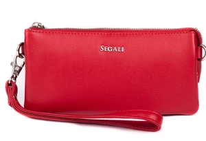 SEGALI Dámská kožená crossbody kabelka 8003 Red