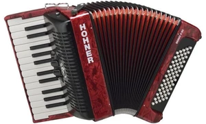 Hohner Bravo II 60 Červená Klávesový akordeon