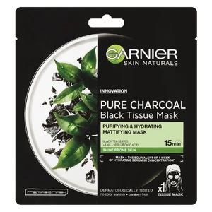 GARNIER Skin Naturals Textilní maska Pure Charcoal 32 g