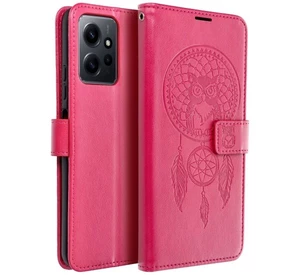 Flipové pouzdro MEZZO pro Xiaomi Redmi Note 12S, dreamcatcher magenta