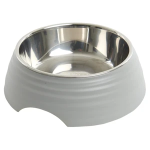BUSTER Frosted Ripple Bowl Miska pro psy šedá 1 ks, Velikost: S