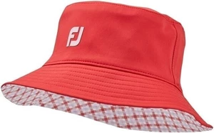 Footjoy Reversible Bucket Hat Red/Gingham