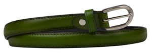 NovaKabelka.sk Cintura Sottile (2 cm) Farba opasku: zelená