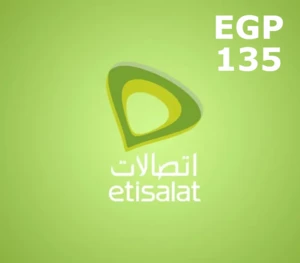 Etisalat 135 EGP Mobile Top-up EG