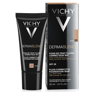 VICHY Dermablend Fluidní korekční make-up - odstín 35 Sand 30 ml