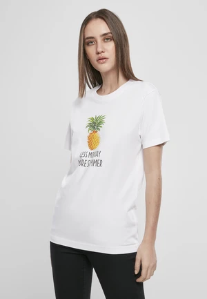 Ladies Less Monday Tee White