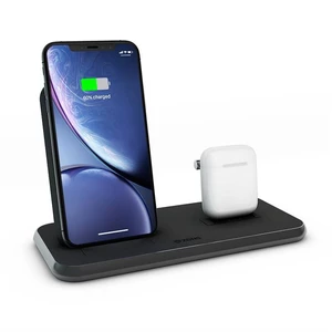 Bezdrôtová nabíjačka ZENS Stand + Dock (ZEDC06B) čierna bezdrôtová nabíjačka • výkon 2× 10 W • duálne nabíjanie • podpora rýchleho nabíjania Apple Fas