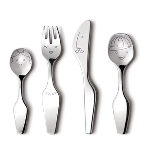 Tacâmuri pentru copii Twist family, 4 buc - Georg Jensen