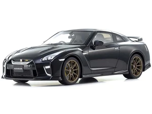 Nissan GT-R Premium Edition T-Spec RHD (Right Hand Drive) Midnight Purple Metallic 1/18 Model Car by Kyosho