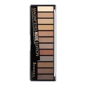 Rimmel London Magnif´Eyes Contouring Palette 14,16 g očný tieň pre ženy 001 Nude Edition