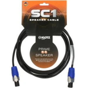 Klotz Sc1-01sw Kabel Głośnikowy 1 M