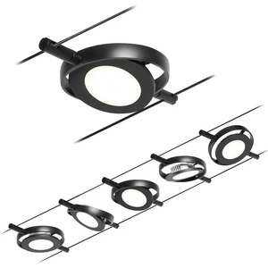 Paulmann  94418 kompletný systém lankových svietidiel pevne zabudované LED osvetlenie  LED   čierna (matná), chróm