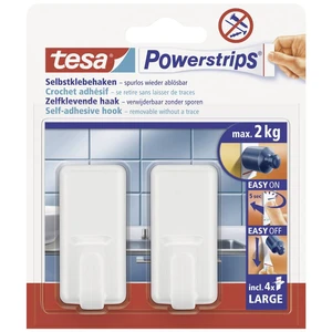 tesa POWERSTRIPS® háčik tesa Powerstrips® Large Classic,  biela Množstvo: 2 ks