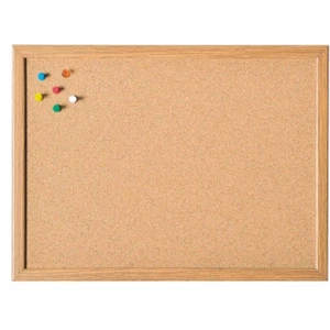 Magnetoplan 121923 korková nástenka s pripináčiky hnedá korek 80 cm x 60 cm